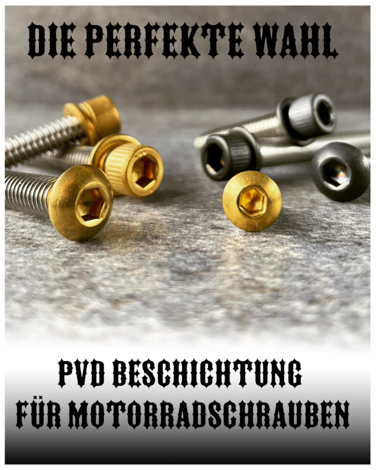 Motorradschrauben PVD-Beschichtung