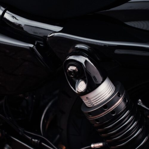 Stoßdämpfer Schrauben | pass. f. Sportster | Titan – Bild 3