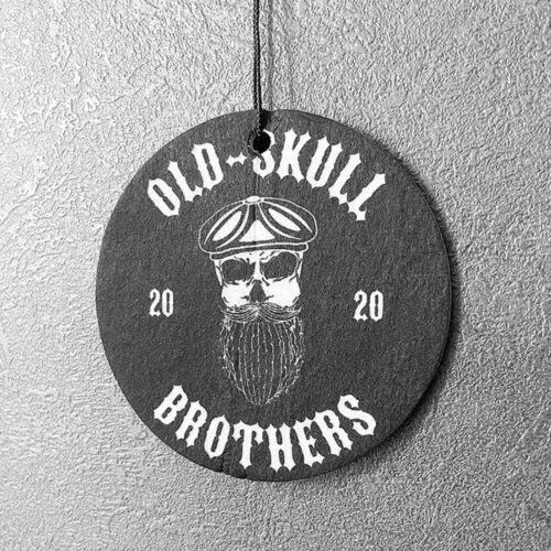 Duftbaum | Old Skull Brothers Logo | Zitrone | Wunderbaum – Bild 2