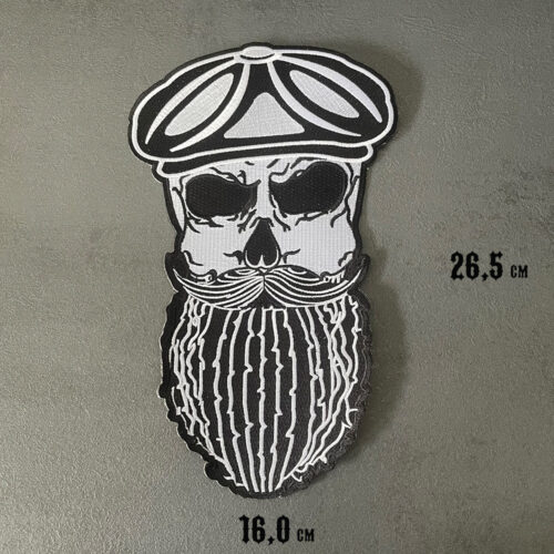 Totenkopf Aufnäher | Old Skull Brothers Patch | groß – Bild 2