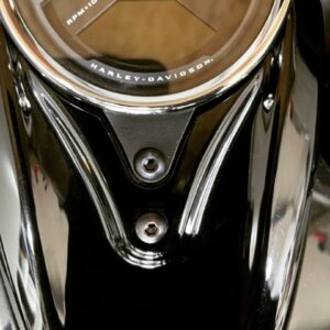 Tank Tacho Schrauben | pass. f. Softail, Dyna | Tankabdeckung Tankarmaturen