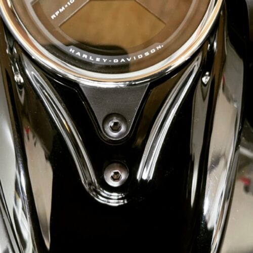 Tank Tacho Schrauben | pass. f. Softail, Dyna | Tankabdeckung Tankarmaturen