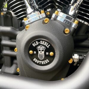 OSB Timer Cover | pass. f. Twin Cam und M8 Motoren | schwarz