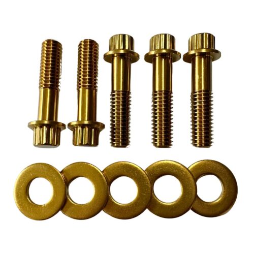 Pulley / Riemenrad Schrauben - pass. f. Sportster | Titanschrauben – Bild 2