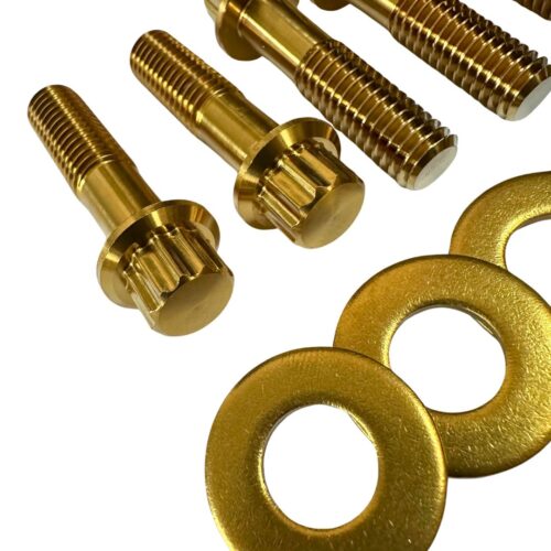 Pulley / Riemenrad Schrauben - pass. f. Sportster | Titanschrauben – Bild 3