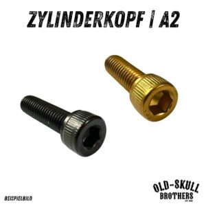 Zylinderkopfschrauben Edelstahl PVD | M4 - M10 Schwarz Gold | kratzfest
