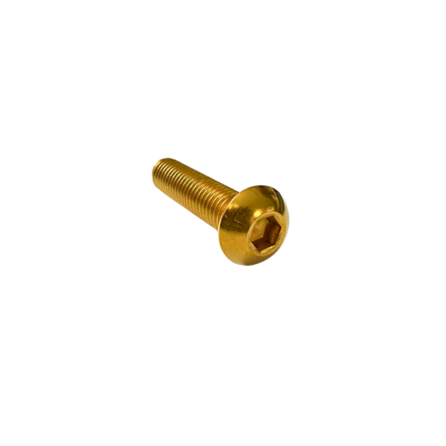 Linsenkopfschrauben ISO 7380-1 Edelstahl PVD | M4 - M8 Schwarz Gold | 10/25 Stück – Bild 3