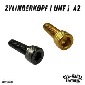 Zöllige Zylinderkopfschrauben UNF | Edelstahl PVD